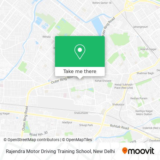 Rajendra Motor Driving Training School map