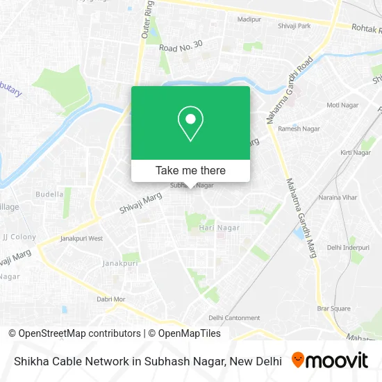 Shikha Cable Network in Subhash Nagar map
