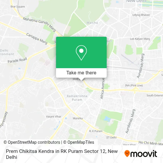 Prem Chikitsa Kendra in RK Puram Sector 12 map
