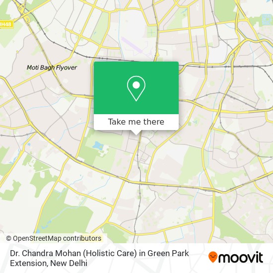 Dr. Chandra Mohan (Holistic Care) in Green Park Extension map