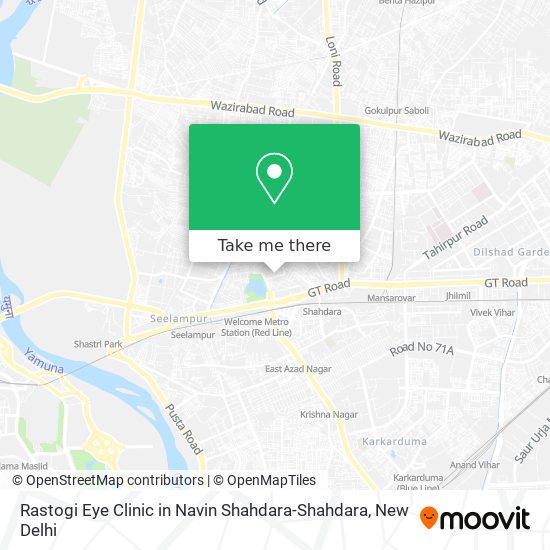 Rastogi Eye Clinic in Navin Shahdara-Shahdara map