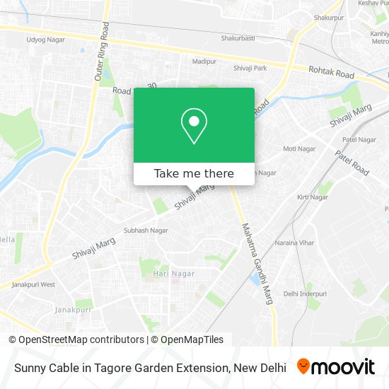 Sunny Cable in Tagore Garden Extension map