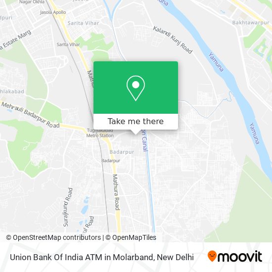 Union Bank Of India ATM in Molarband map