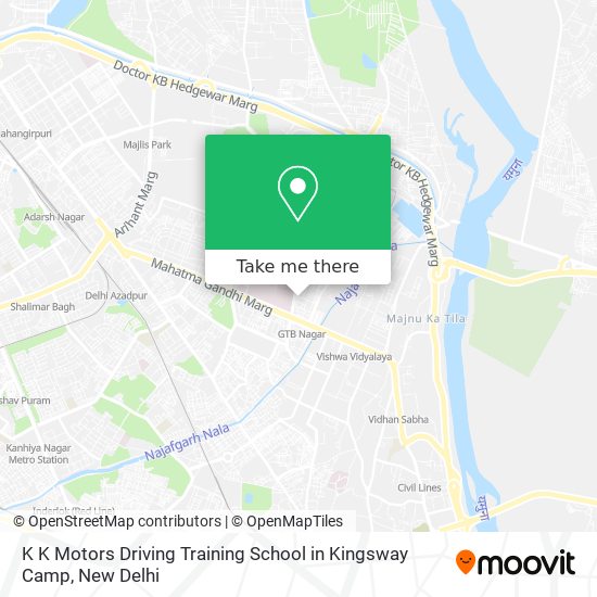 K K Motors Driving Training School in Kingsway Camp map