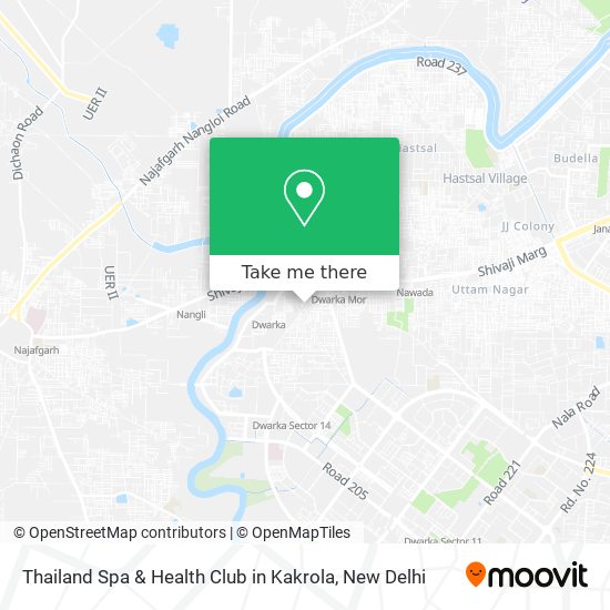 Thailand Spa & Health Club in Kakrola map