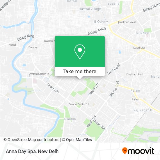 Anna Day Spa map