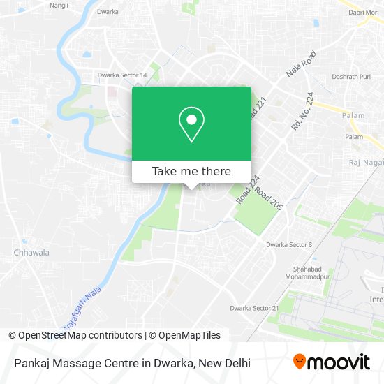 Pankaj Massage Centre in Dwarka map