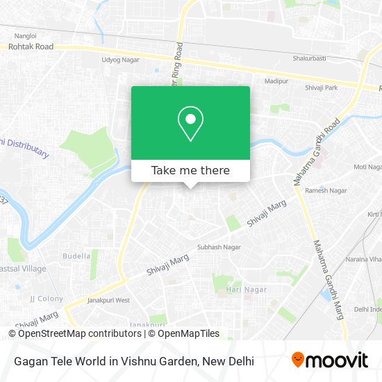 Gagan Tele World in Vishnu Garden map