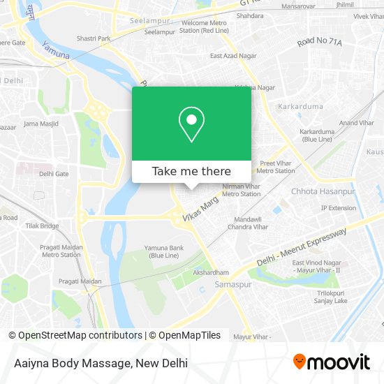 Aaiyna Body Massage map