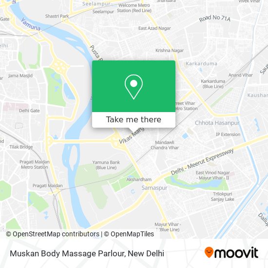 Muskan Body Massage Parlour map