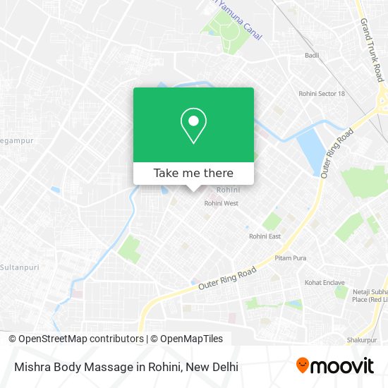 Mishra Body Massage in Rohini map
