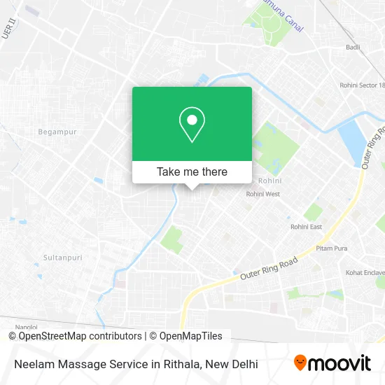 Neelam Massage Service in Rithala map