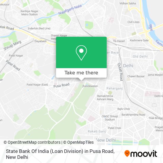 State Bank Of India (Loan Division) in Pusa Road map