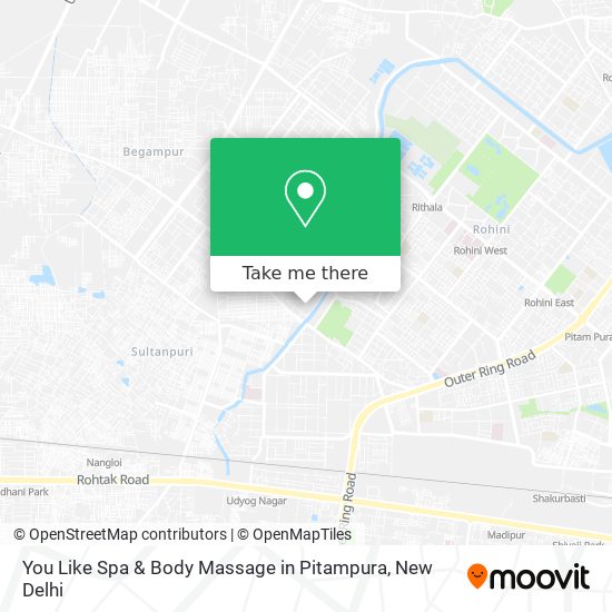You Like Spa & Body Massage in Pitampura map