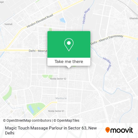 Magic Touch Massage Parlour in Sector 63 map