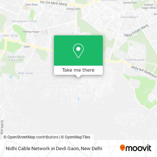 Nidhi Cable Network in Devli Gaon map