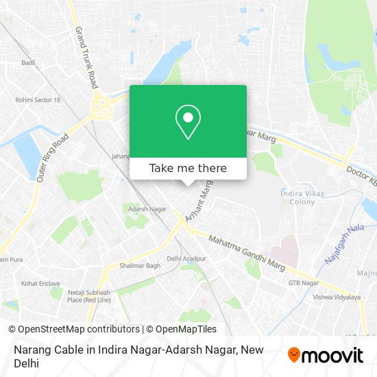 Narang Cable in Indira Nagar-Adarsh Nagar map