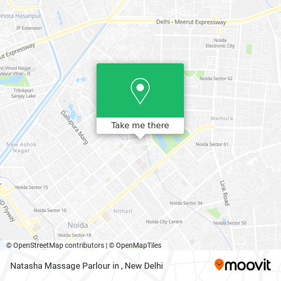 Natasha Massage Parlour in map