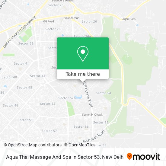 Aqua Thai Massage And Spa in Sector 53 map