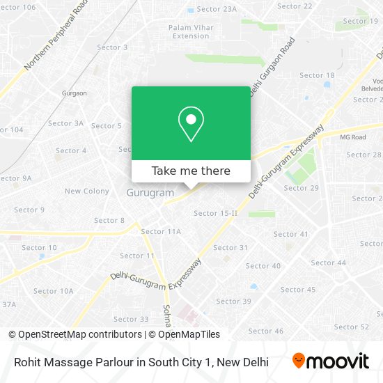 Rohit Massage Parlour in South City 1 map