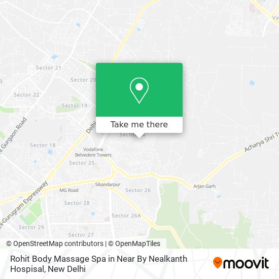 Rohit Body Massage Spa in Near By Nealkanth Hospisal map