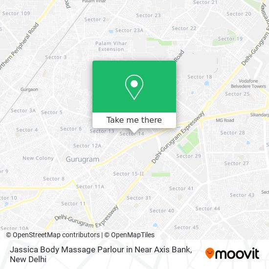 Jassica Body Massage Parlour in Near Axis Bank map