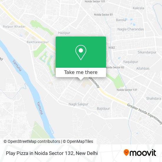 Play Pizza in Noida Sector 132 map