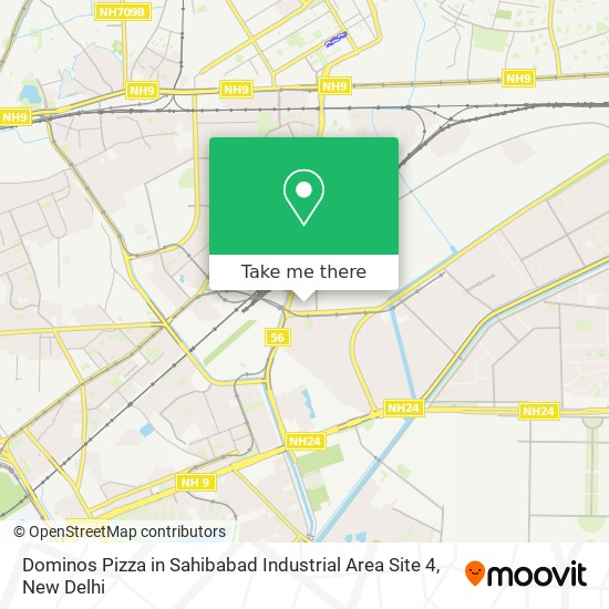 plasticitet mentalitet Sjældent How to get to Dominos Pizza in Sahibabad Industrial Area Site 4, Delhi,  Unit S-04, 2nd Floor Pacific Mall in Dadri by Metro or Bus?