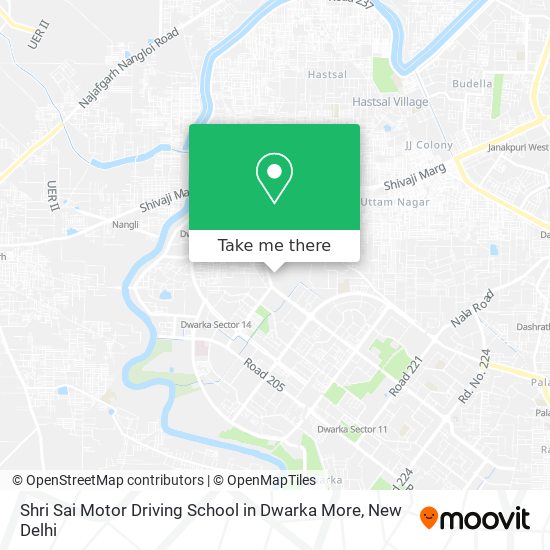 Shri Sai Motor Driving School in Dwarka More map