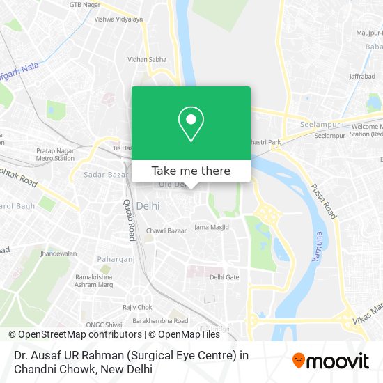 Dr. Ausaf UR Rahman (Surgical Eye Centre) in Chandni Chowk map