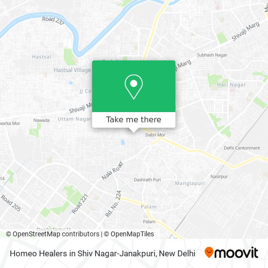 Homeo Healers in Shiv Nagar-Janakpuri map