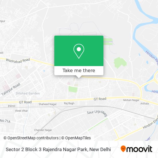 Sector 2 Block 3 Rajendra Nagar Park map