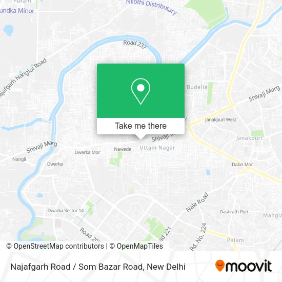 Najafgarh Road / Som Bazar Road map
