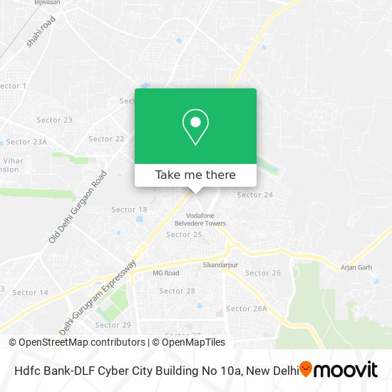 Hdfc Bank-DLF Cyber City Building No 10a map