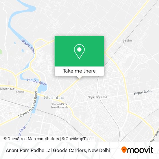 Anant Ram Radhe Lal Goods Carriers map