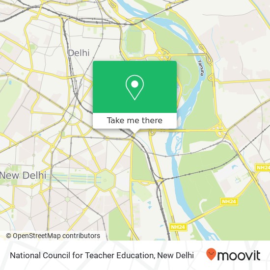 National Council for Teacher Education map