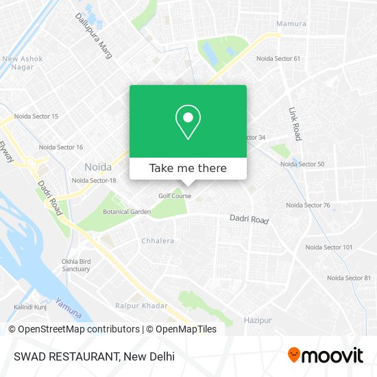 SWAD RESTAURANT map