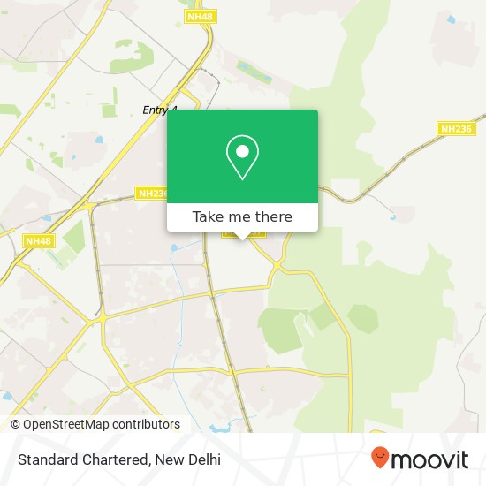 Standard Chartered map