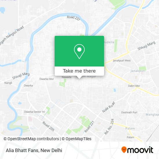 Alia Bhatt Fans map