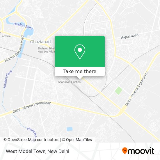 West Model Town map