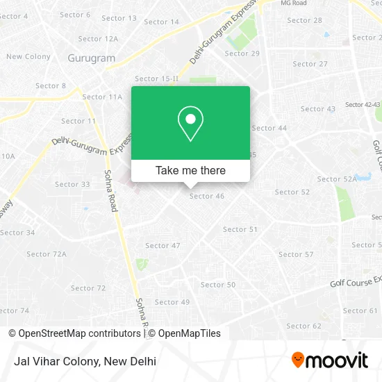 Jal Vihar Colony map