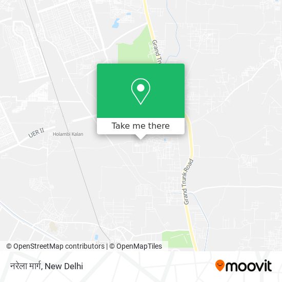 नरेला मार्ग map