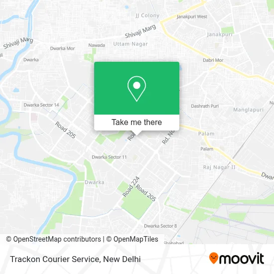 Trackon Courier Service map
