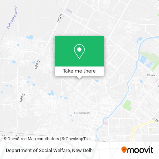 Department of Social Welfare map