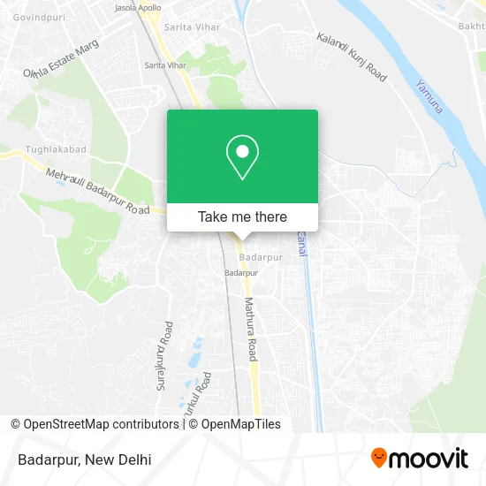 Badarpur map