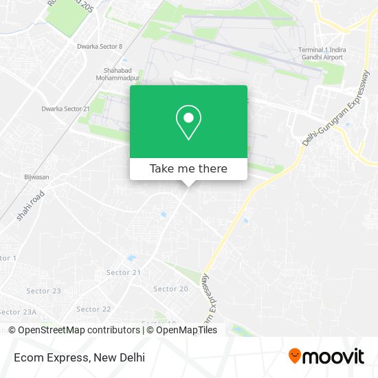 Ecom Express map