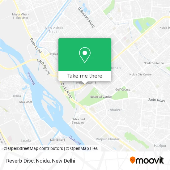 Reverb Disc, Noida map