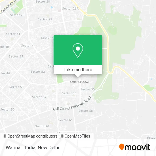 Walmart India map