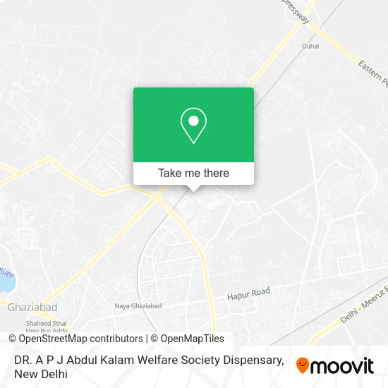 DR. A P J Abdul Kalam Welfare Society Dispensary map