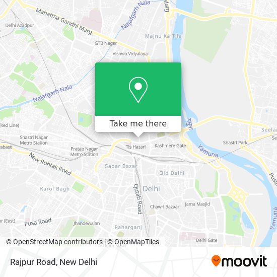 Rajpur Road map